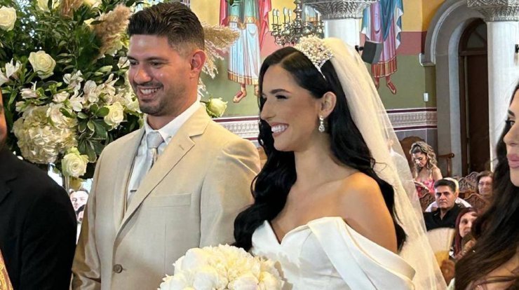 Γιώργος Γεωργίου – Έλενα Θεοδώρου: Μόλις παντρεύτηκαν! (εικόνες)
